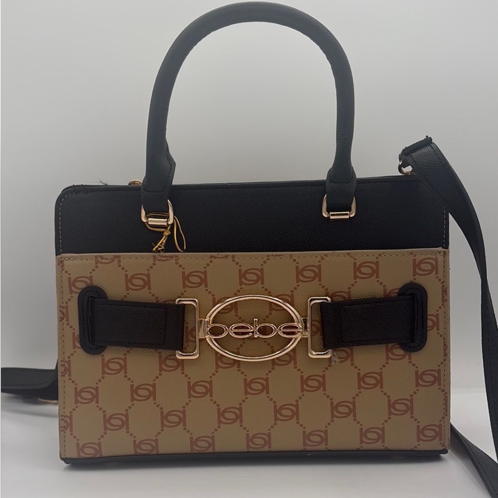 Bebe‎ Black and Brown Satchel/Crossbody